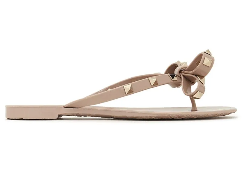 Valentino Garavani Rockstud Sandal Beige | 8W2S0552PVSP45