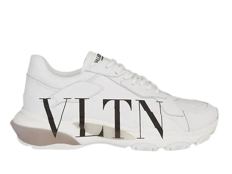 Valentino VLTN Bounce Logo Print White Black | RY2S0B21-RKW-A01