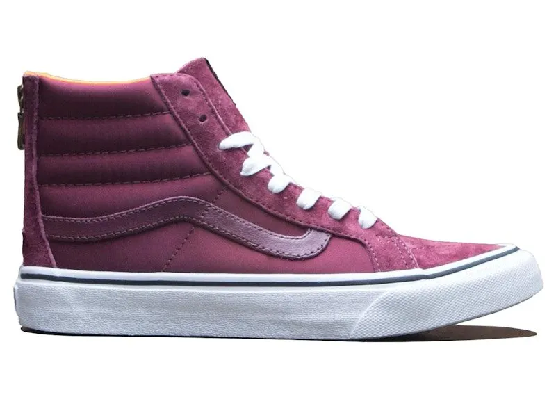 Vans SK8-Hi Slim Zip Boom Burgundy | VN08GROC7