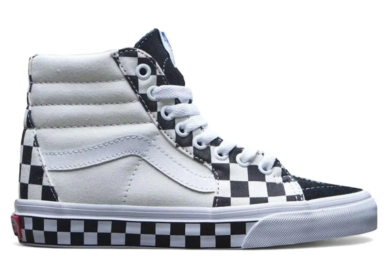 Vans Sk8-Hi Checkboard Sidewall Black White | VN08GEQMI
