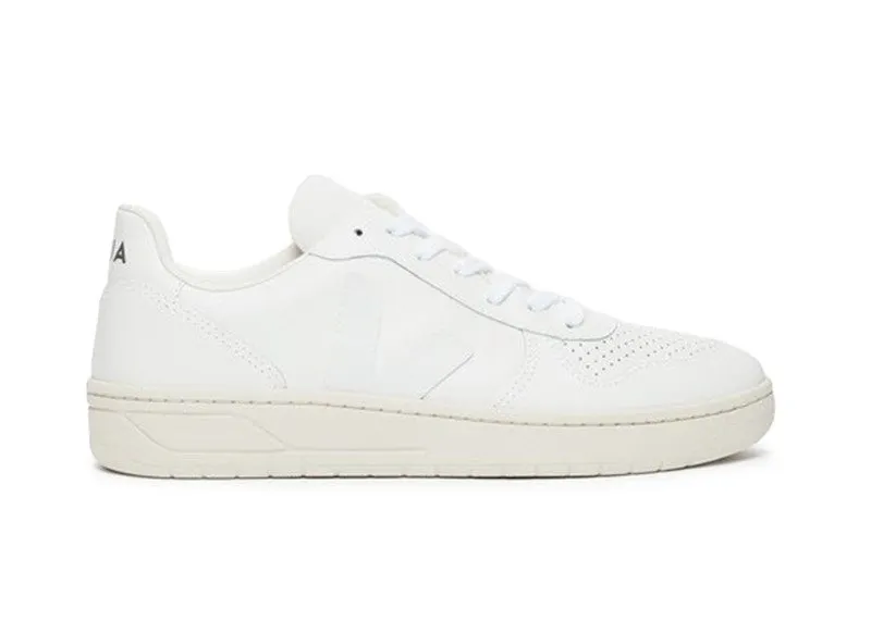 Veja V-10 Leather White “White / White” | VX021270