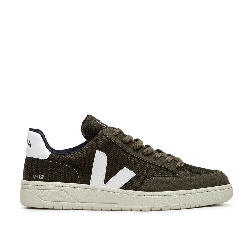 Veja V-12 Olive White | XD0102820B