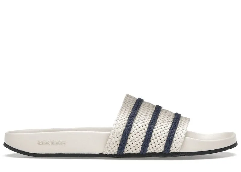 adidas Adilette Slides Wales Bonner Wonder White “Wonder White / Wonder White / Night Indigo” | JR0228