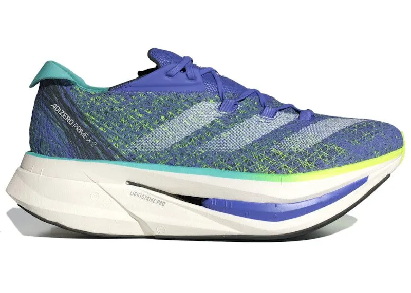 adidas Adizero Prime X 2.0 Strung Cobalt Blue Lucid Lemon “Cobalt Blue / Zero Metalic / Lucid Lemon” | IF1209