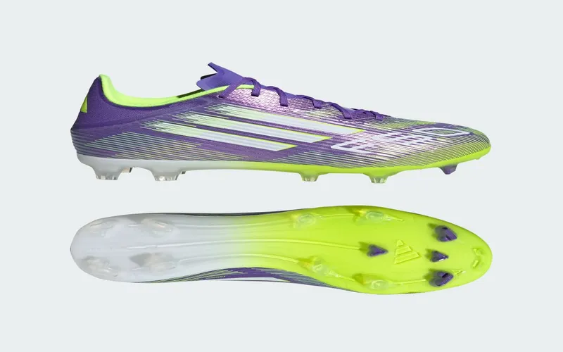adidas F50 League FG/MG Purple Rush Cloud White Lucid Lemon | JI0003