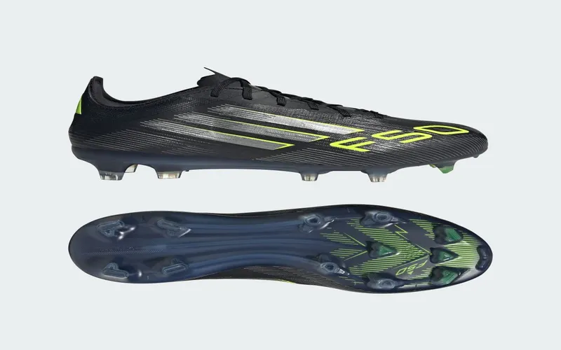 adidas F50 Pro FG Electric Stealth Pack “Core Black / Iron Metallic / Lucid Lemon” | JH7687