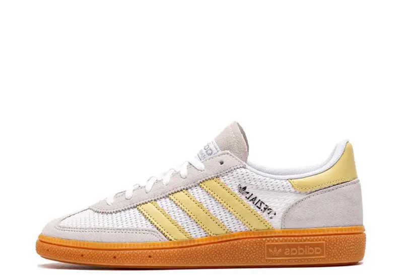 adidas Handball Spezial White Powder Yellow “Footwear White / Powder Yellow / Silver Metallic” | JI2657