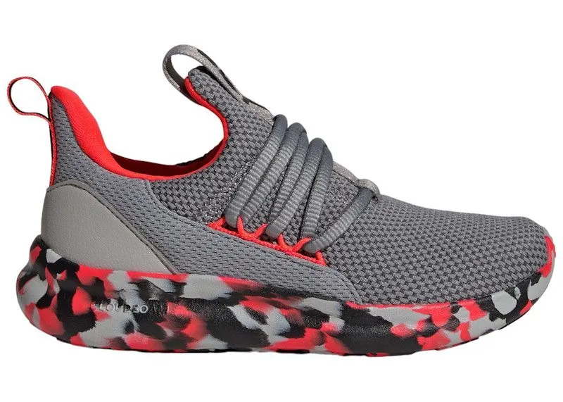 adidas Lite Racer Adapt 7.0 Grey Solar Red Grey “Grey Three / Solar Red / Grey Five” | IE8702