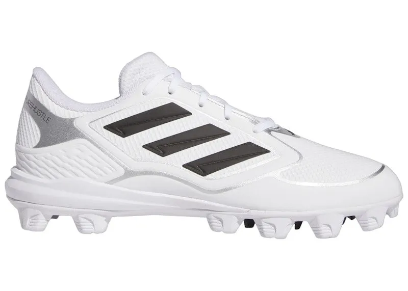 adidas Purehustle 3 MD Cloud White Core Black Silver Metallic | IG7139