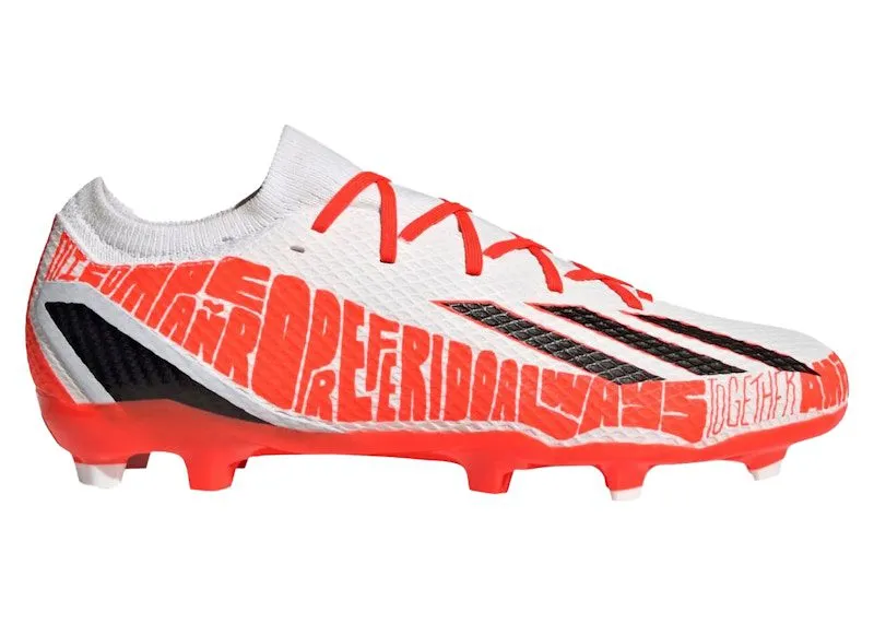 adidas Speedportal Messi.3 FG Balon Te Adoro “Cloud White / Core Black / Solar Red” | GW8390