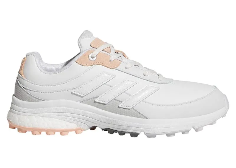 adidas Zoysia Spikeless Golf Dash Grey Crystal White Powder Coral | IH2243