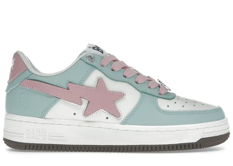 A Bathing Ape Bape Sta Low #4 Green Blue Pink | 001FWJ301011-GRN