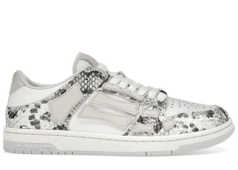 AMIRI Skel Top Low Snake Alabaster | AMFOSR1056-271