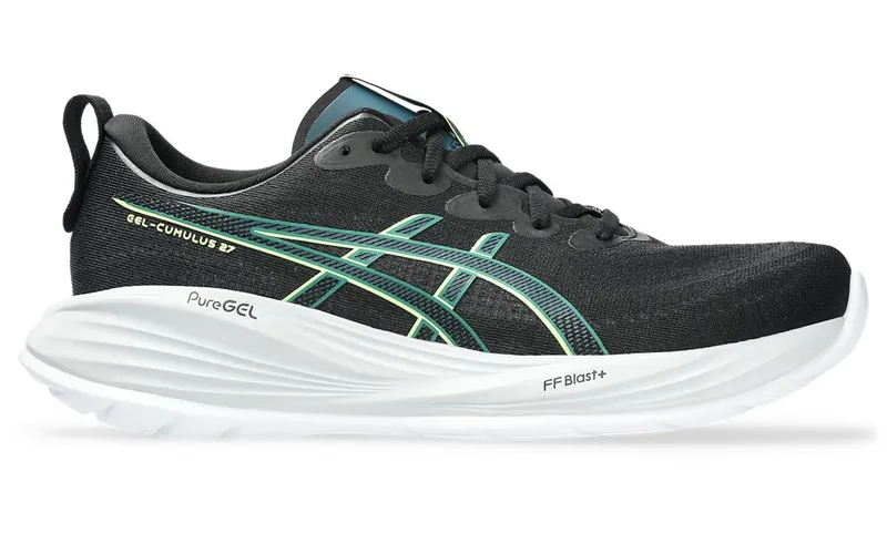 ASICS Gel-Cumulus 27 Black Lucid Yellow | 1011B960-004