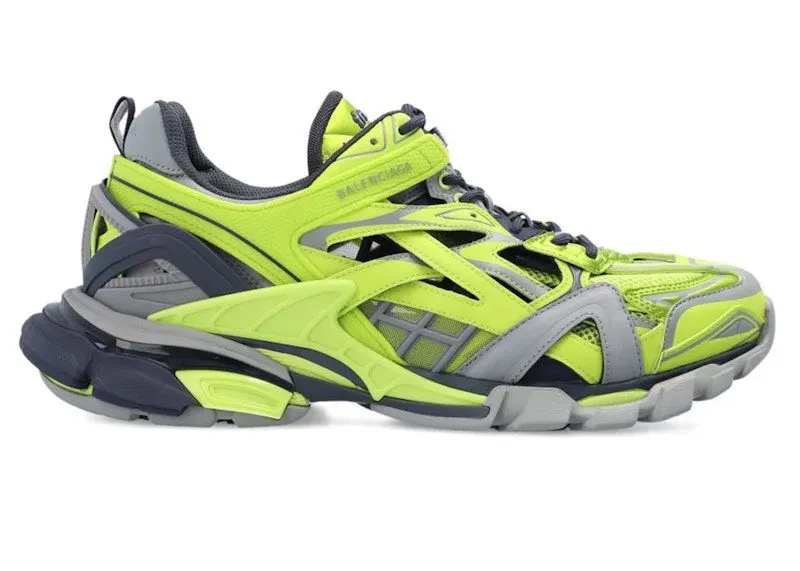 Balenciaga Track 2 Acid Green Grey Dark Grey | 568615-W3AE2-3512