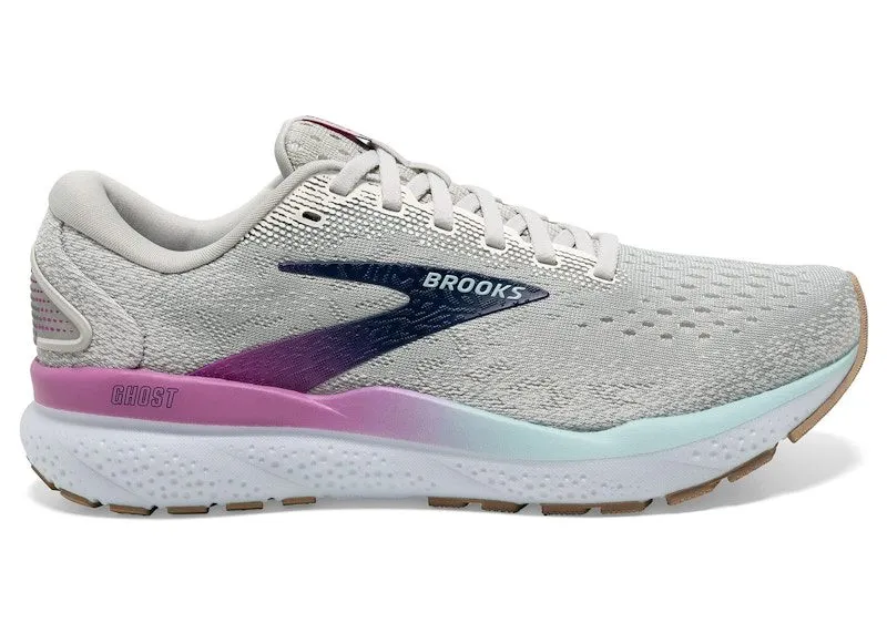 Brooks Ghost 16 White Grey Estate Blue | 120407-1B-175