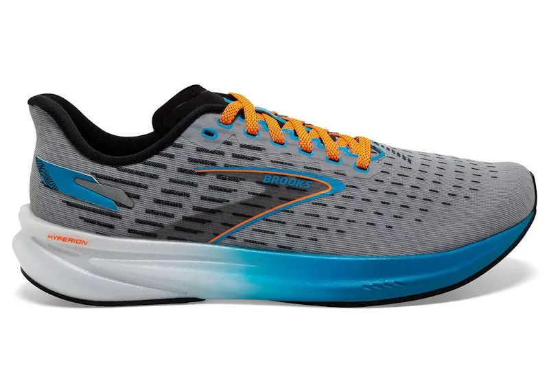 Brooks Hyperion Grey Atomic Blue Scarlet | 110407-1D-020