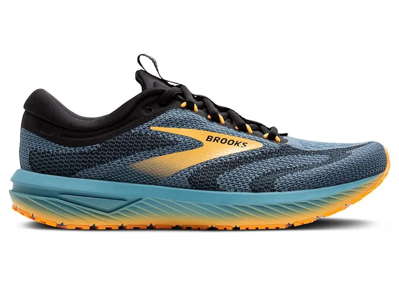 Brooks Revel 7 Storm Blue Black Orange Pop | 110435-1D-484