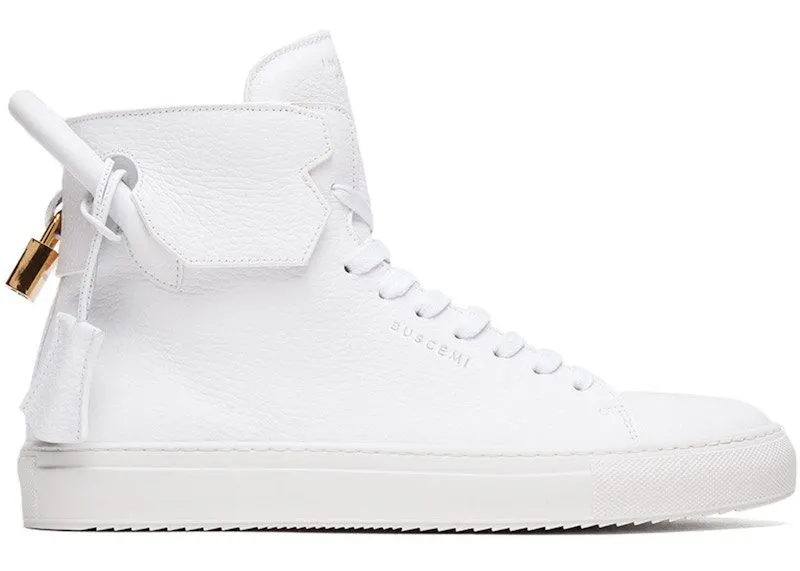 Buscemi 125MM High White “White / White” | 1010SU14-WHT