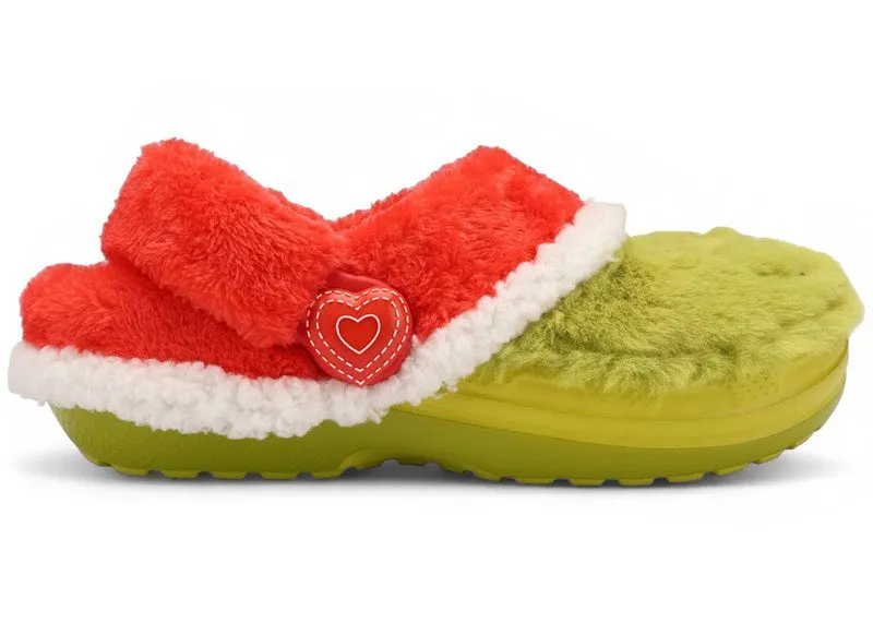 Crocs Classic Lined Clog The Grinch “Lime / Red / White” | 211689-90H