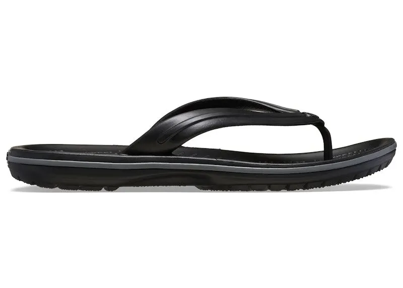 Crocs Crocband Flip Flop Sandal Black Slate Grey | 11033-0DD