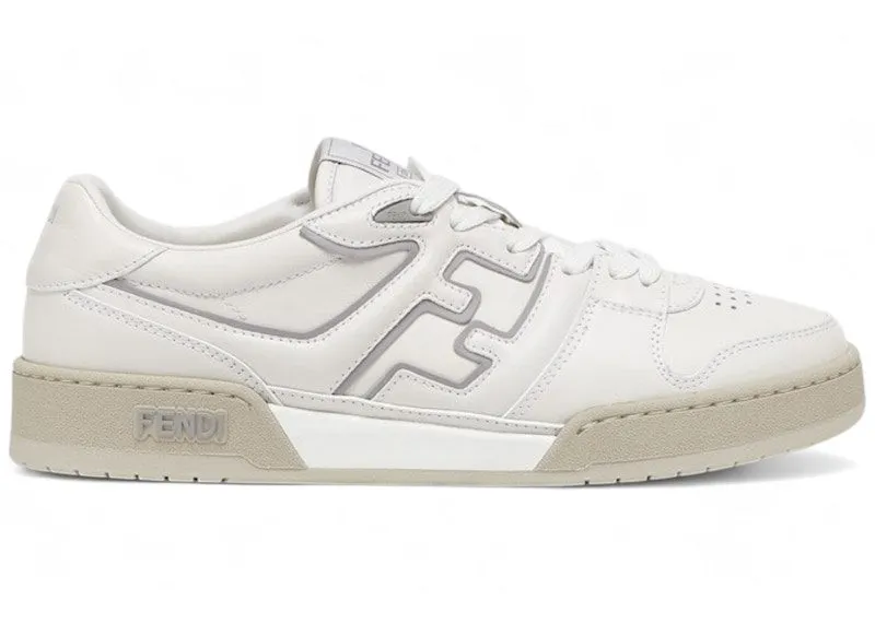 Fendi Match Low White Grey “White / Khaki” | 7E1643AOMNF1NM8