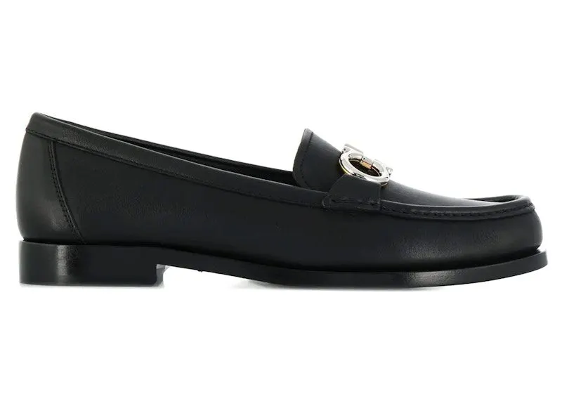 Ferragamo Gancini Mocassin Loafers Black | 01N660693739