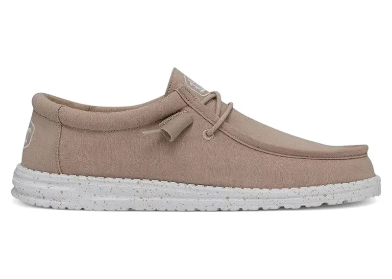 Hey Dude Wally Slub Tan Canvas | 40009-265