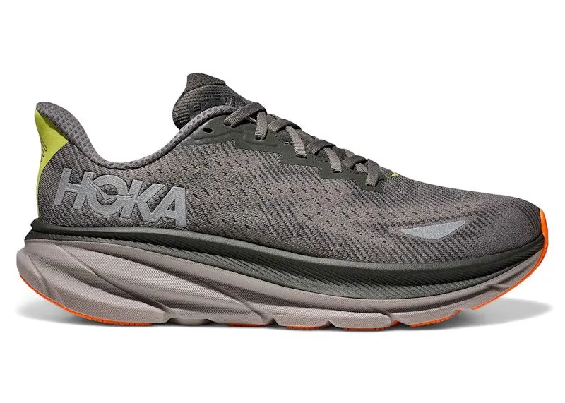 Hoka One Clifton 9 Gore-Tex Asphalt Grey Gravel | 1141470-ALTG
