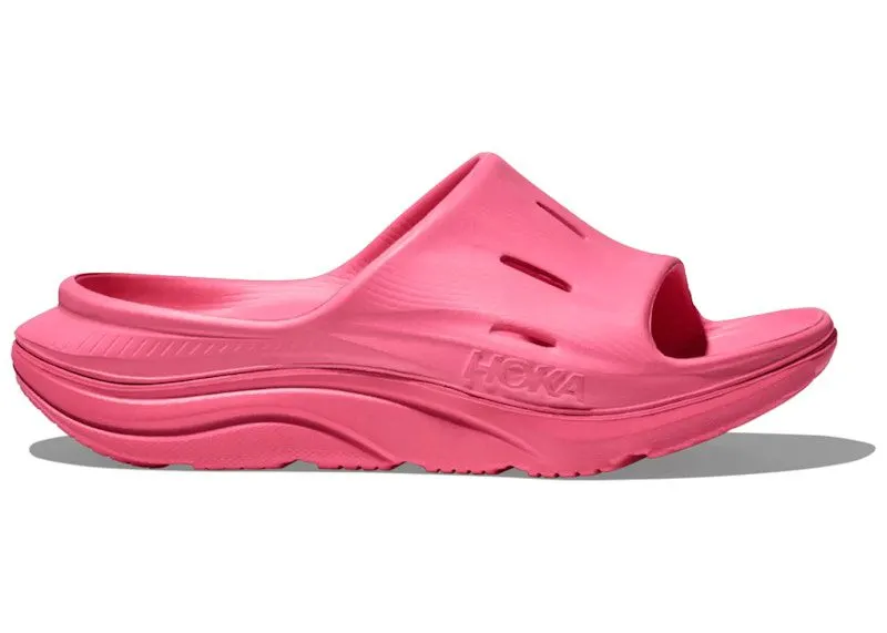 Hoka One Ora Recovery Slide 3 Neon Rose “Neon Rose / Neon Rose” | 1135061-NRSN