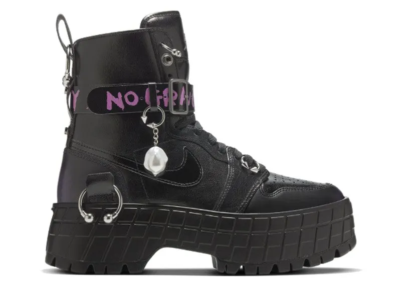 Jordan 1 High Brooklyn No Gravity “Black / Global Purple / Black” | HF5691-001