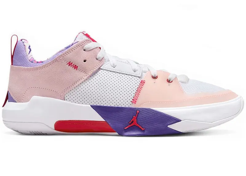 Jordan One Take 5 PF White Arctic Punch Purple Pulse University Red (Solid Outsole) | FQ3101-100