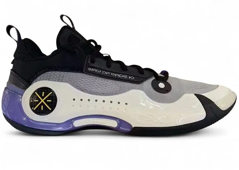 Li-Ning Way of Wade 10 Low Crab Shell “Black / White / Purple” | ABAS083-9