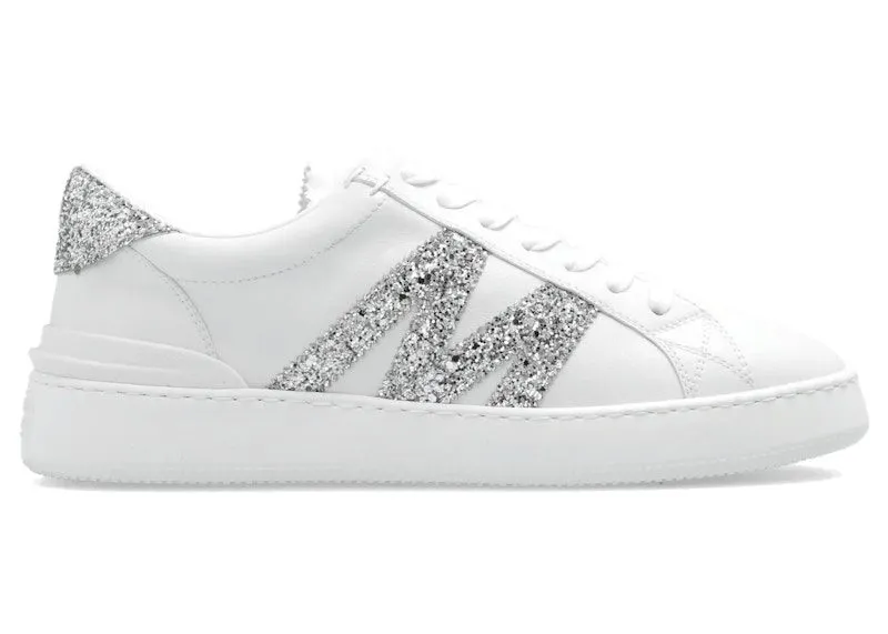 Moncler Monaco Low Top White Silver Glitter | I209B4M00100M3584 P09