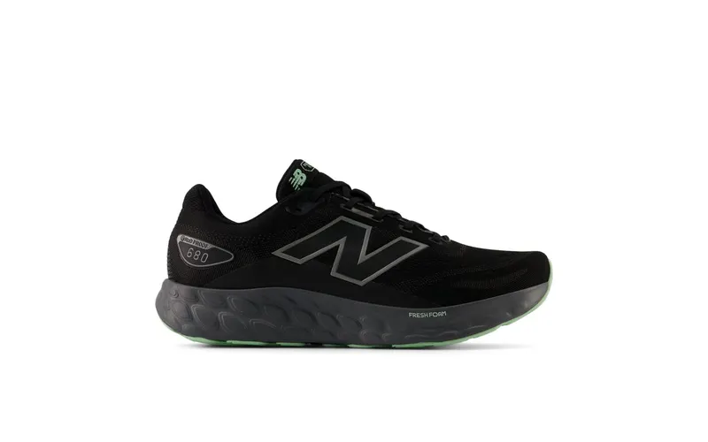 New Balance Fresh Foam 680v8 Waterproof Black Lab Green “Black / Castlerock / Lab Green” | M680WBK8
