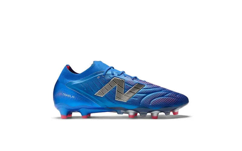 New Balance Tekela Elite Low Laced FG V5 Blue Gemstone Energy Red Silver | ST1FLMP5