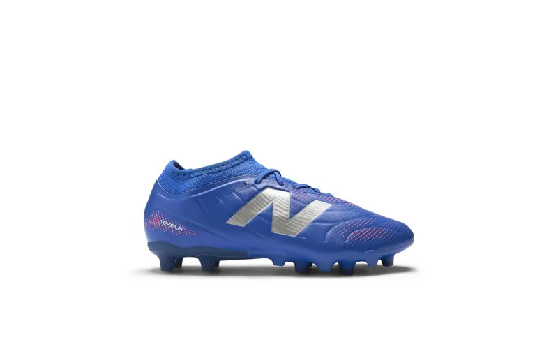 New Balance Tekela Team Low Laced FG V5 Blue Gemstone Energy Red Silver | SJT3FMP5