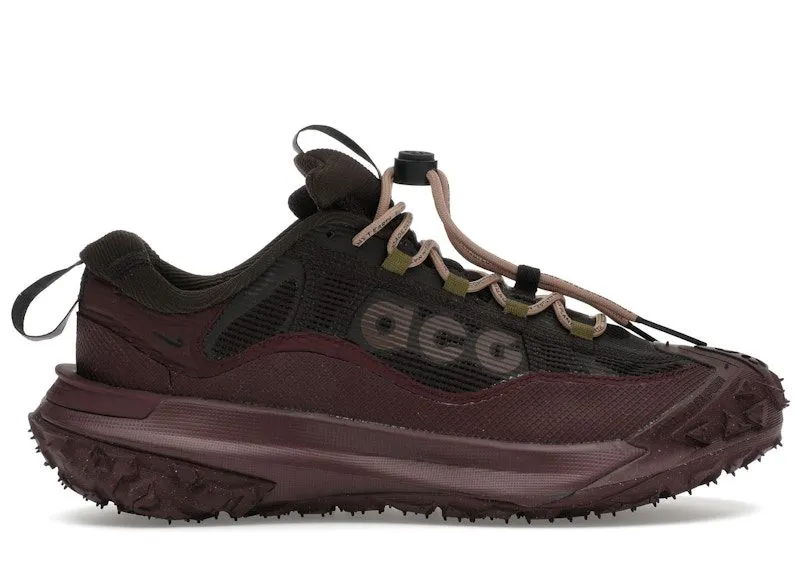 Nike ACG Mountain Fly 2 Low Gore-Tex Velvet Brown Burgundy Crush Hemp Black | HF6245-200