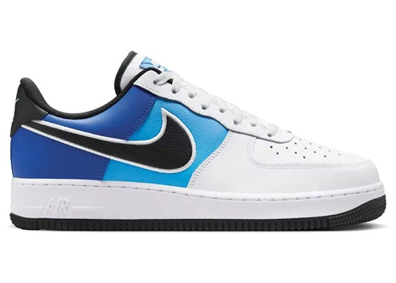 Nike Air Force 1 Low Basketball Hangtag “White / Black / Blue” | HQ3823-100