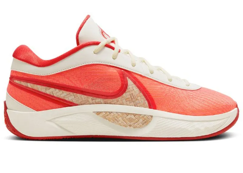 Nike Giannis Zoom Freak 6 China “Sail / Bright Crimson / Coconut Milk / University Red” | HQ4079-100