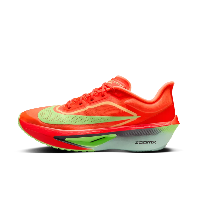 Nike Zoom Fly 6 Bright Crimson Lime Blast Mint Foam Cave Purple | FN8454-601
