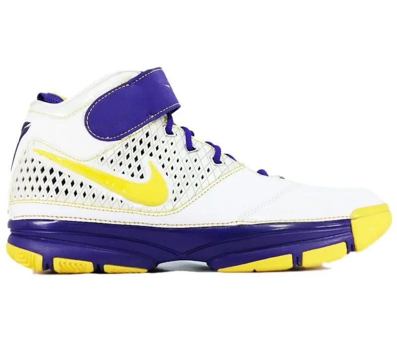 Nike Zoom Kobe 2 Lakers “White / Varsity Maize / Varsity Purple” | 316022-171
