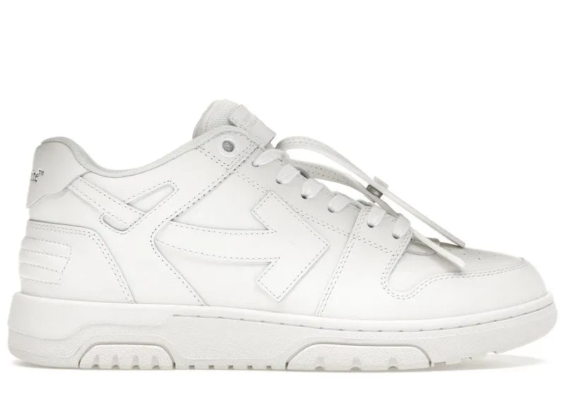 OFF-WHITE Out Of Office Low Triple White Sole “White / White” | OMIA189C99LEA009-0101