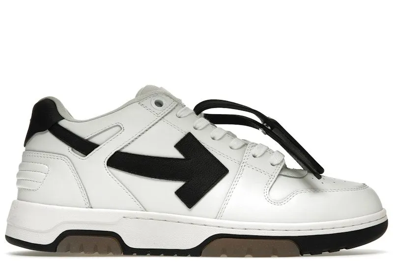 OFF-WHITE Out Of Office OOO 30 MM Low Tops Black White Blue | OMIA189C99LEA0010110