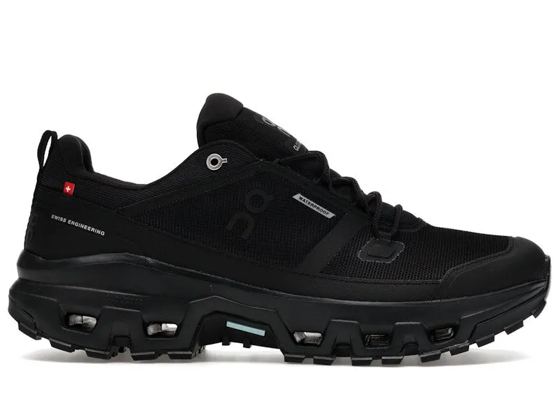 On Running Cloudrock Low Waterproof All Black “Black / Black” | 3MF10251043