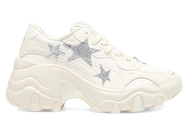 Puma Pulsar Wedge Star Frosted Ivory Silver | 398675-01