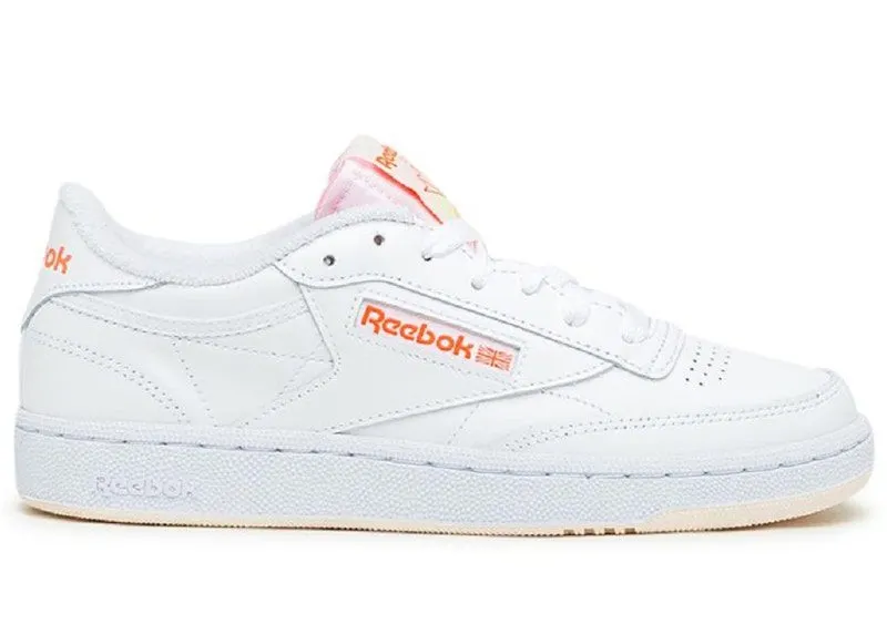 Reebok Club C 85 White Orange Flare “White / Ceramic Pink / Orange Flare” | FY5163