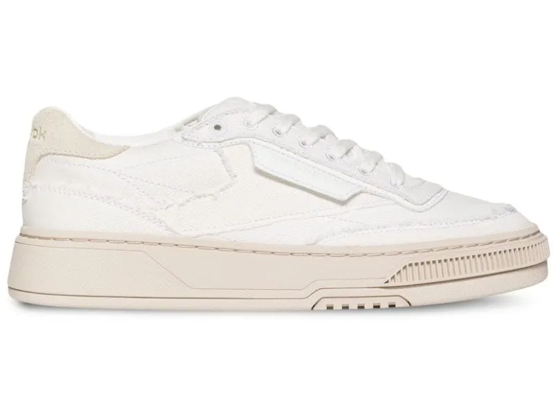 Reebok Club C LTD Canvas White Beige “White / White / Beige” | RMIA04DC99FAB0010100