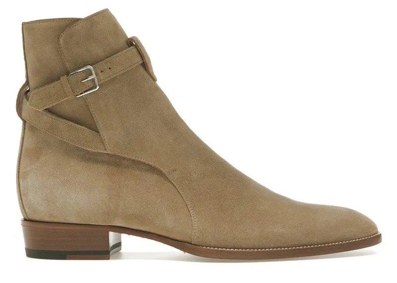 Saint Laurent Wyatt Jodhpur Boot Tobacco Suede “Brown” | 498372BT3009870