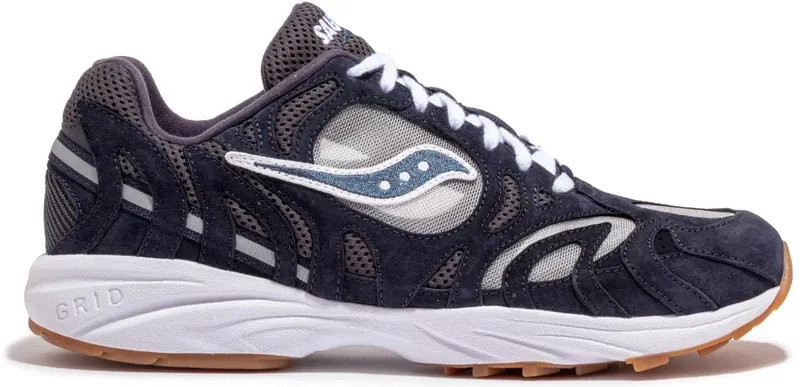 Saucony Grid Azura 2000 Dark Navy Gum “Dark Navy / Silver / Gum” | S70491-8